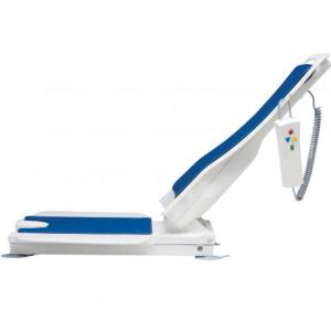 Bathlift reclined at The Comfort Zone Mobility Aids & Spas in Port Alberni, Vancouver Island, BC