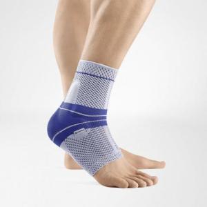 The MalleoTrain® orthopedic brace is used to treat a sore ankle joint following injury, surgery or osteoarthritis. Two individually fitted and contoured cushions (pads) on the inner and outer malleolus help to reduce effusions. The three-dimensional knit sits comfortably and stimulates circulation. Available at The Comfort Zone Mobility Aids & Spas in Port Alberni, Vancouver Island, BC